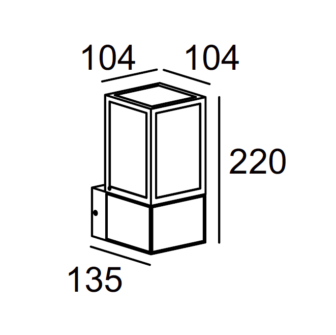 H3433WD-600 / H3431-WD Bollard Light-bollards-DWPRO