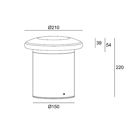 H5735LED-200 / 500 Bollard Light