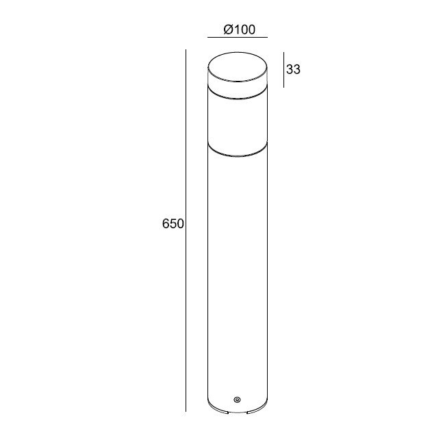 H3495-300 / 650 Bollard Light