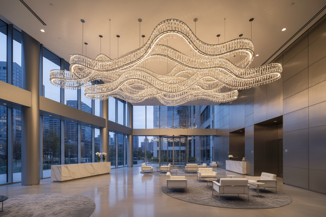 Custom Chandeliers for Commercial Spaces featured image for Singapore commercial lighting