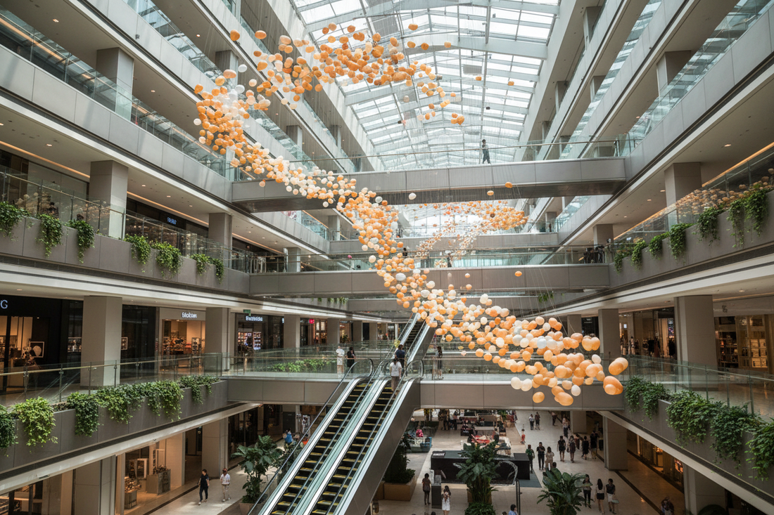 Custom Lighting for Shopping Mall Atriums featured image for Singapore commercial lighting