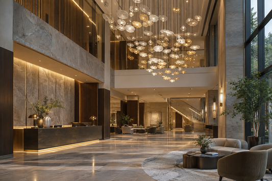 Concept illustration for Custom Lighting for Hotels and Hospitality Spaces