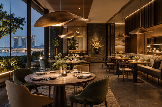 Concept illustration for Custom Lighting for Restaurants in Singapore