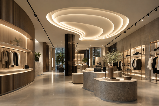 Concept illustration for Custom Lighting for Retail Stores in Singapore