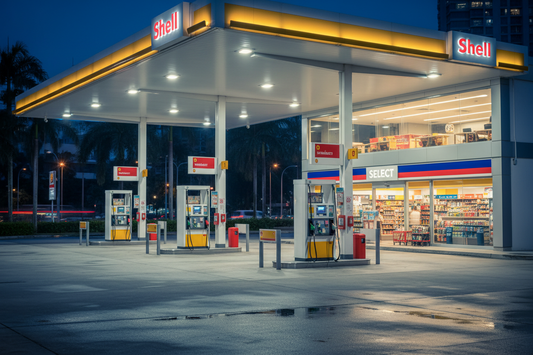 Petroleum Station Lighting in Singapore: Canopies, Retail, Car Wash and Hazardous Areas