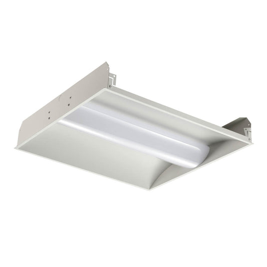 CCT wattage selectable LED troffer light HG-L249 for commercial lighting solutions
