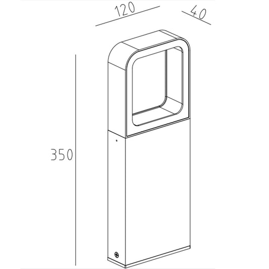 5844ALED-900 | 5845ALED-2200 Bollard Light