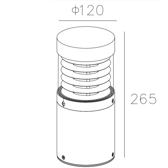 8404COB-265 | 8404COB-650 Bollard Light-bollards-DWPRO