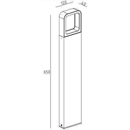 2723LED-350 | 2723LED-650 Bollard Light-bollards-DWPRO