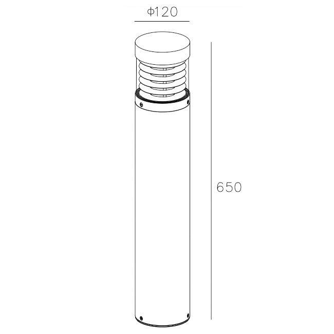 8414COB-265 | 8414COB-650 Bollard Light-bollards-DWPRO