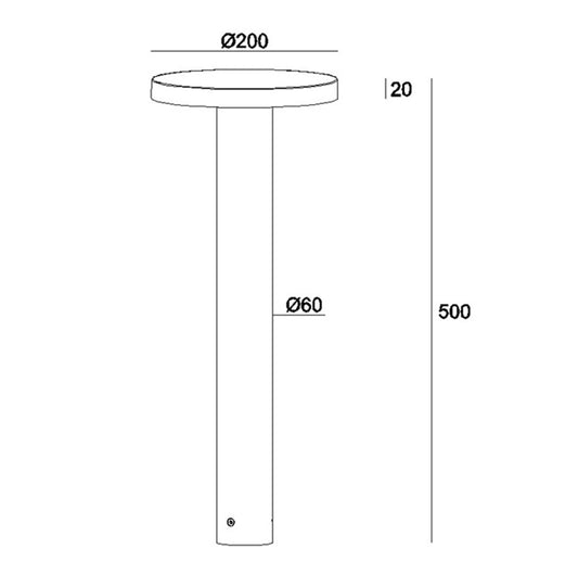 H3515-500 / 700 Bollard Light