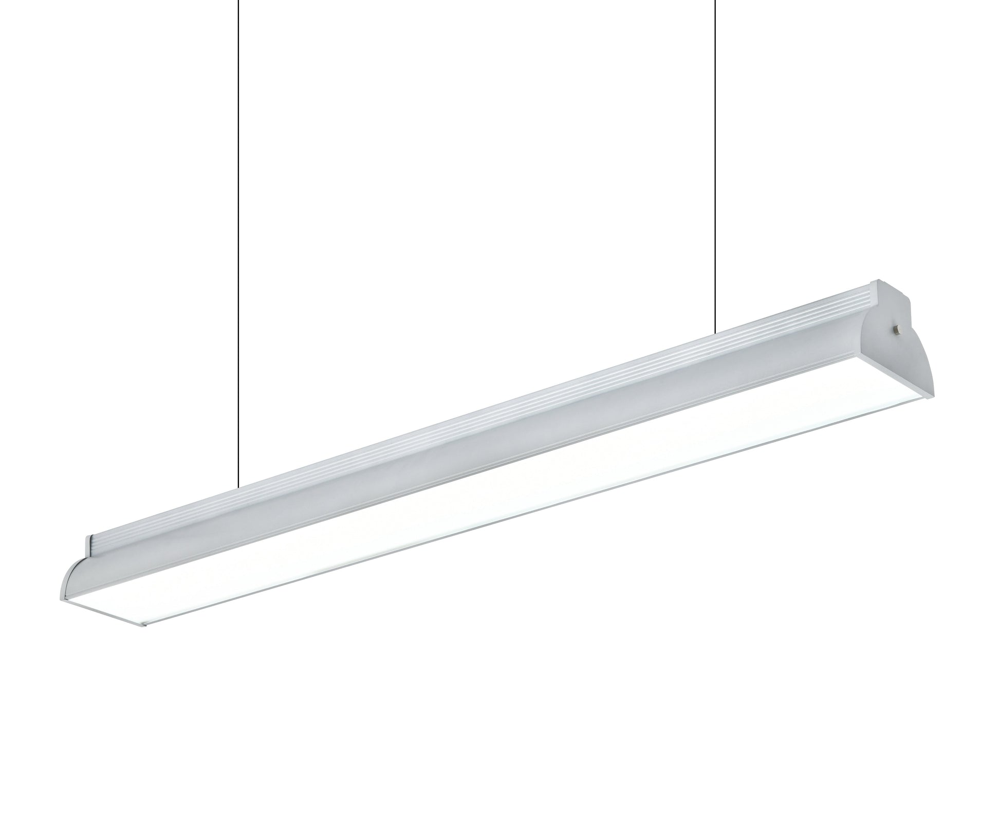 Modern LED linear pendant light for commercial lighting
