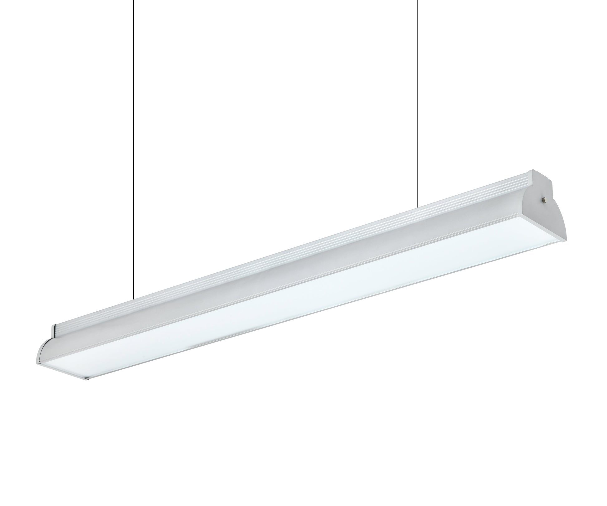 Sleek LED linear pendant light for stylish commercial spaces