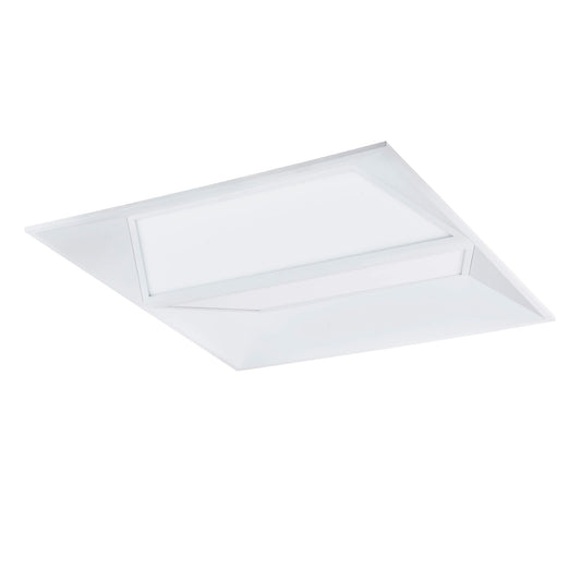 Halcon Indirect LED Troffer Light E1805 for commercial lighting with high-performance reflective material.