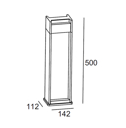 H3533LWD-500 / H3531L-WD Bollard Light
