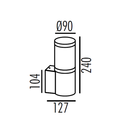 H1901 / H1903-650 Bollard Light-bollards-DWPRO
