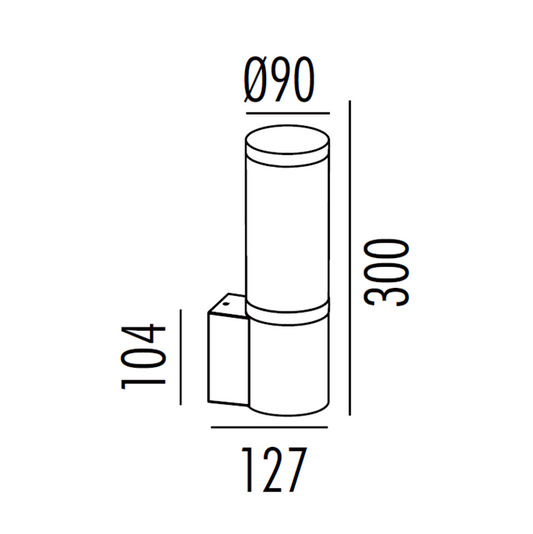 H1911 / H1913-650 Bollard Light