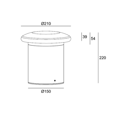 H5735LED-200 / 500 Bollard Light