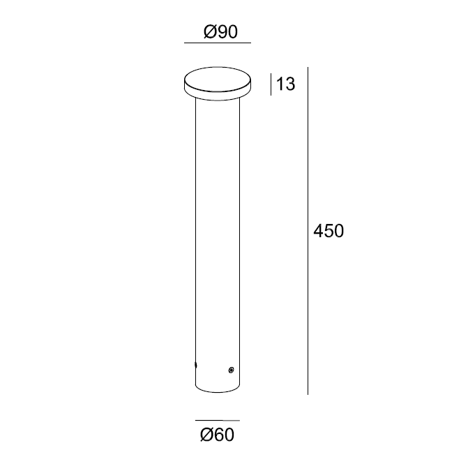 H3511-450 / 650 Bollard Light