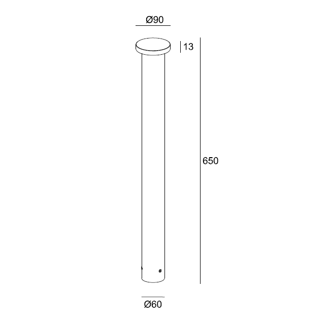 H3511-450 / 650 Bollard Light
