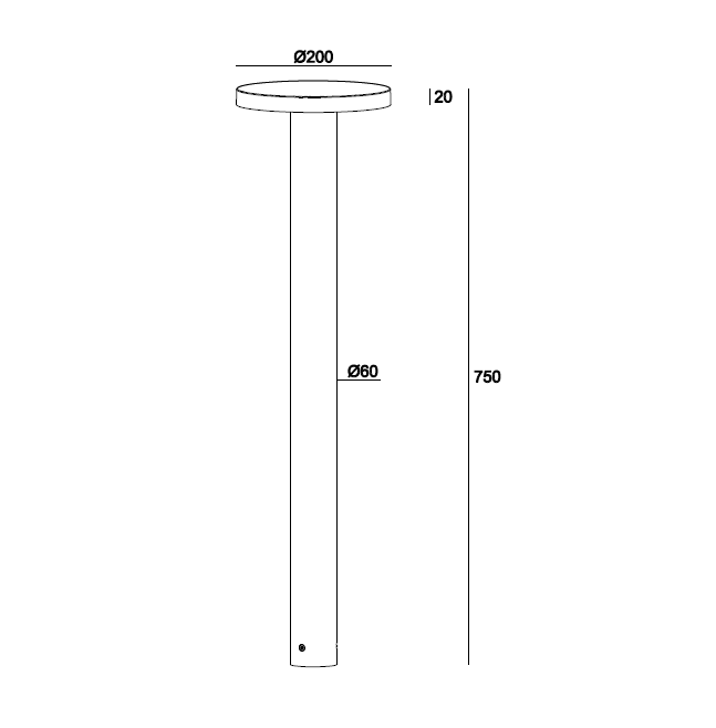 H3515-500 / 700 Bollard Light