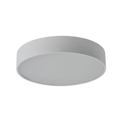 Modern Halcon Round LED Pendant Light in White Finish, available in multiple sizes with direct and indirect lighting options